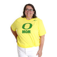 Classic Oregon O, Nike, Yellow, Crew Neck, Performance/Dri-FIT, Women, T-Shirt, 745917